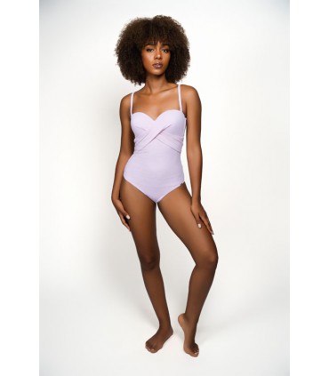 Maillot cari - piquet rose -