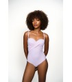 Maillot cari - piquet rose -