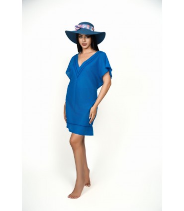 robe de plage - bleu -