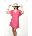 robe de plage - rose -