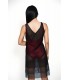 ROBE DE PLAGE EN DENTELLE - noir -