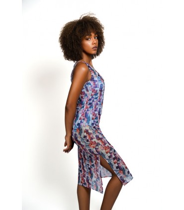 robe de plage - tulle - tresse -