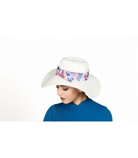 CHAPEAU ECRU- PETIT PAPILLON - TRESSE