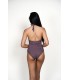 MAILLOT LANA GOUTTE - PETIT POIS VIOLET -