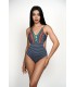 Trikini petits pois - bleu -
