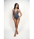 Trikini petits pois - bleu -