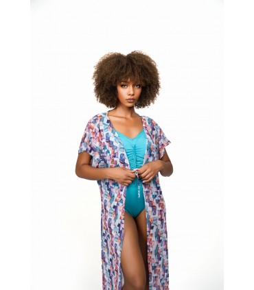 Maillot forte poitrine - bleu -