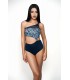 Trikini imprimé - bleu -