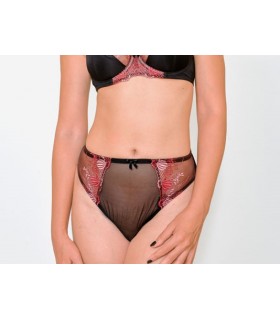 Slip dentelle - Noir -