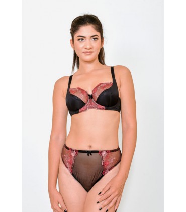 Slip dentelle - Noir -