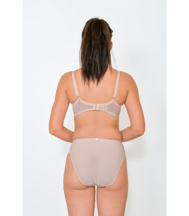 Slip dentelle - beige -