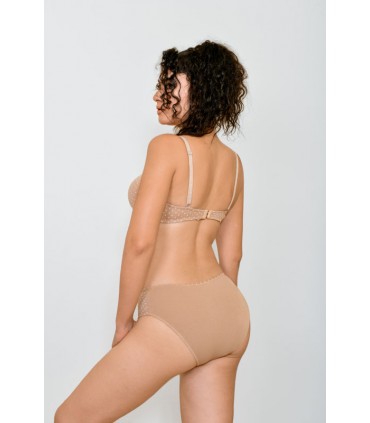 slip taille haute échancré avec découpe