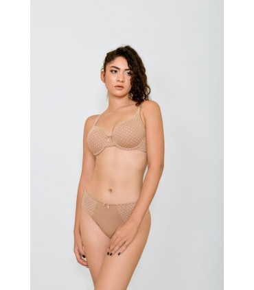 slip taille haute échancré avec découpe