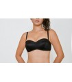 Soutien bandeau - dentelle Noir -