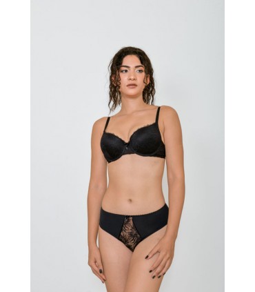 Soutien push-up - dentelle noir -