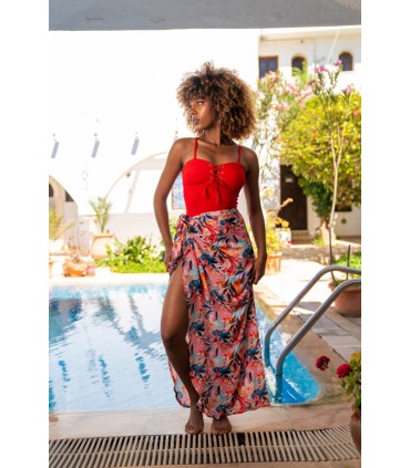 MAILLOT AZUR - ROUGE