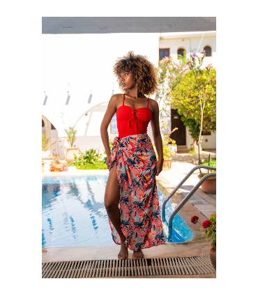 MAILLOT AZUR - ROUGE