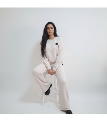 Jogging molletonné -ivoir pull over size