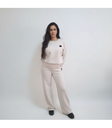 Jogging molletonné -ivoir pull over size