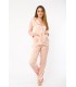 pyjamas - satin - uni rose