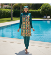 Robe voilé -vert