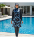 robe voilé-bleu