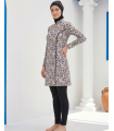 Robe voilé Houda -Léopard