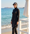 Robe voilé Houda-Noir