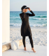 Robe voilé Houda-Noir